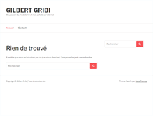 Tablet Screenshot of gilbert-gribi.ch